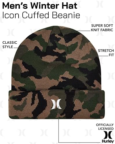 Chapéu de inverno de Hurley Men - Icon Cuffed Beanie