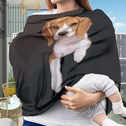 Clawlgod beagle impressão tampas de assento de bebê para meninos meninas, cobertura de carro infantil multiuso, capa de carrinho de