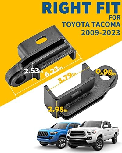 Suportes de gancho de reboque de demônio Sparkwhiz: montagens de gancho de reboque para pára-choques para Toyota Tacoma 2009-2023