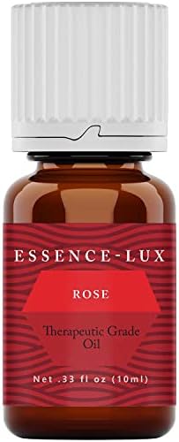 Óleos de essência -lux 10ml - óleo essencial de rosa - 0,33 onças fluidas