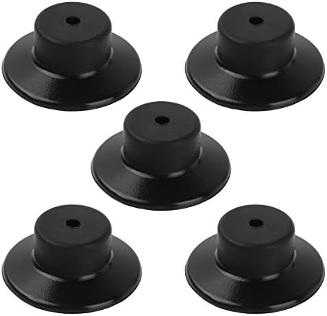 Yizyif 5pcs Pesquisa de borracha Ponto de reposição Vibração Isolator Padas para os compressores de ar preto Um tamanho