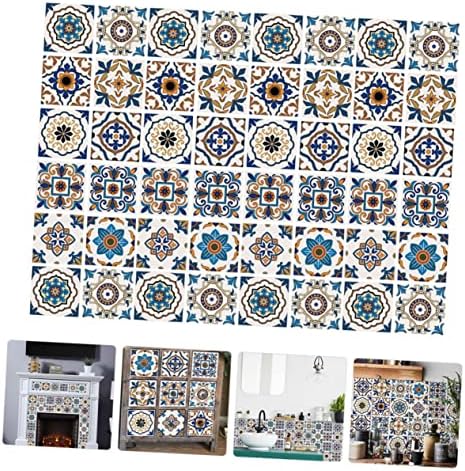 Adesivos de parede Besportble adesivos à prova de água adesivos de azulejo adesivos removíveis adesivos de parede 48pcs