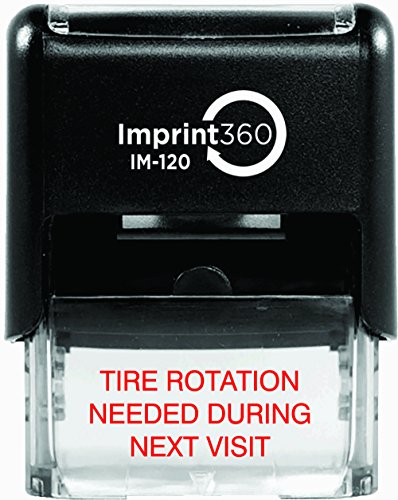 Supply360 AS-IMP1061-Rotação de pneus necessária durante a próxima visita, carimbo de borracha para auto-infecção com qualidade