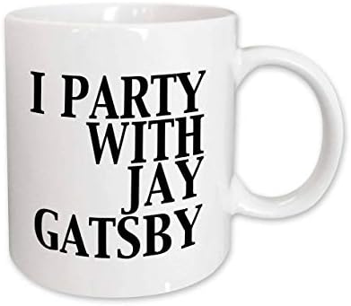 3drose evadane - citações engraçadas - eu festejo com Jay Gatsby - canecas