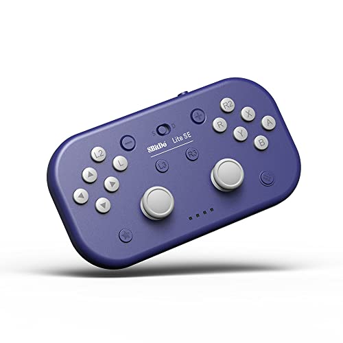 8bitdo lite se bluetooth gamepad para switch, Android, iPhone, iPad, MacOS e Apple TV, para jogadores com mobilidade limitada