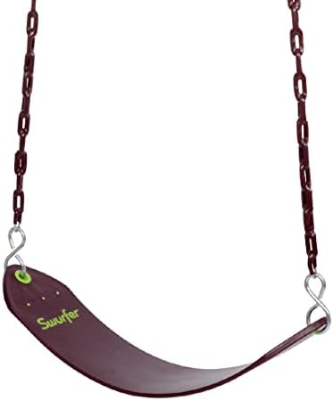 Swurfer Classic Playground Belt Tree Swing com pitada com revestimento de borracha livre com revestimento de borracha