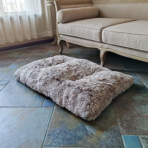 Coohom Deluxe Pluxus Bed Bed Cushion Cushion tapete, cama lavável para animais de estimação para cães e cães de largura