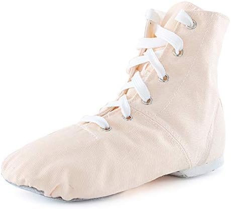 Tela de Hipposeus sobre o tornozelo de renda para cima Jazz Boots Ballroom Sapatos de dança modernos para mulheres e homens