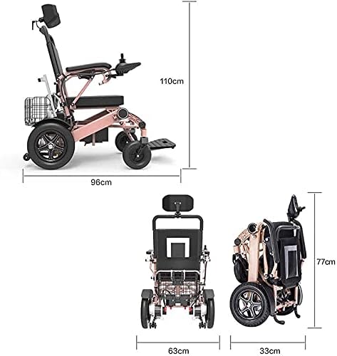 Neochy Fashion Cadeia portátil Cadeiras elétricas Cadeiras de rodas para adultos mobilidade elétrica Scooter 500w Motor idosos