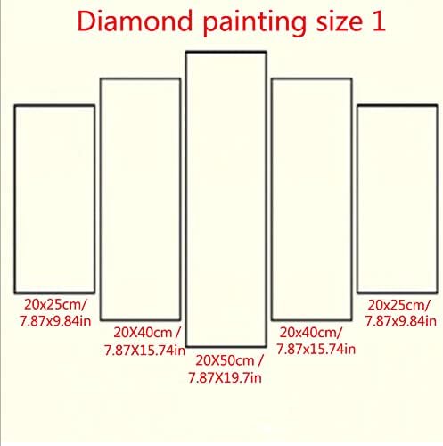 Kit de pintura de diamante 5D DIY para adultos/crianças/iniciantes broca completa arte diamante tamanho grande pintura de gem
