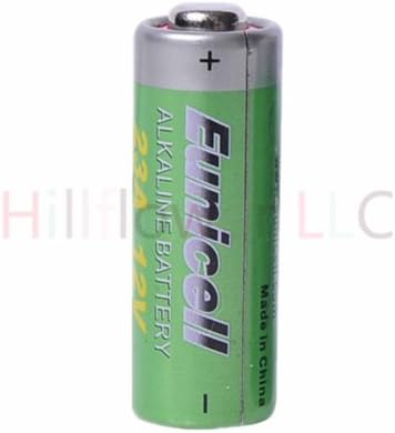 Hillflower 5 peças 23A A23 MN21 GP23 23 23e Bulk 0% Mercúrio 0% Hg 12V Alcalina Premium Bateria