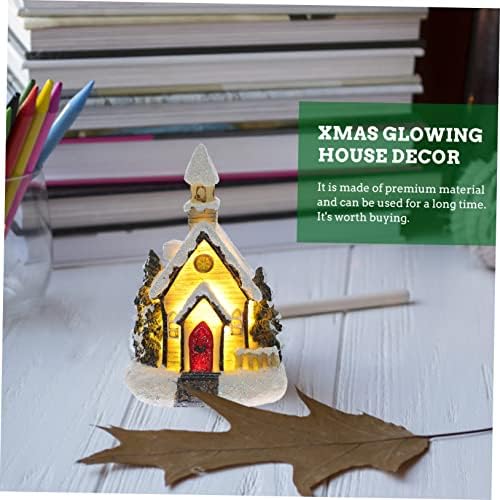 KISANGEL 1PC GUESTS DIVERNO Papai Noel Decoração de presente de presente leve Diy Diy coberto miniatura de pequeno estilo mini