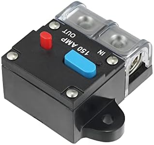 X Autohaux Car Fuse Titlers Inverter Circuiter Protector 150A para áudio do carro
