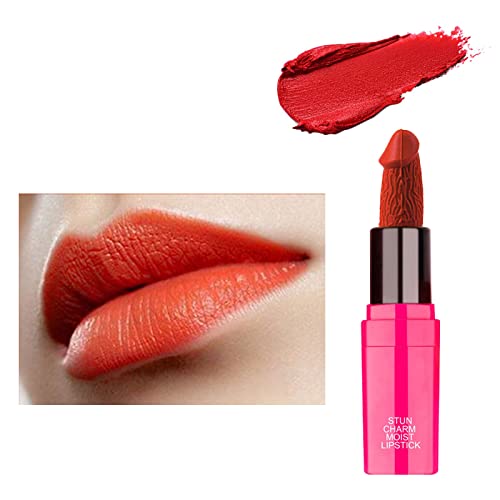 1 PCS Lipstick fosco criativo, 12 cores batons de veludo engraçado Presente do Dia dos Namorados, maquiagem refinada