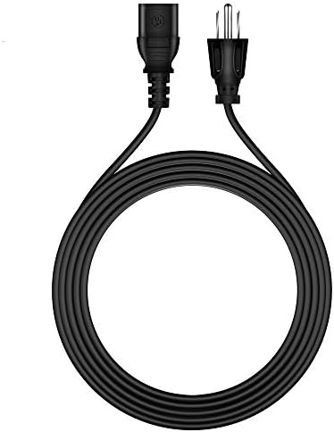 Uniq-bty 5ft/1,5m UL listado com cabo de cabo de alimentação de alimentação CA de 3 pinos para Microsoft Xbox 360