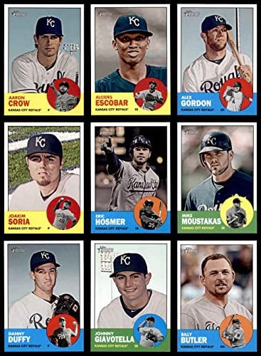 2012 Topps Heritage Kansas City Royals quase completo conjunto Kansas City Royals NM/MT Royals