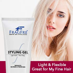 Fragrância de gel de cabelo fragfre pente