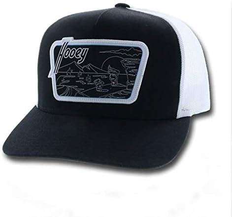 Hooey Davis Trucker Hat Black/White