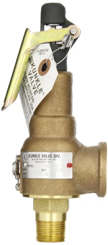 KUNKLE 6010EDE01-AM0150 BRONZE ASME ALVIMENTAÇÃO DE INECIMENTAÇÃO DE SEGURANÇA PARA VAPE, assento macio EPR, 150 Pressão