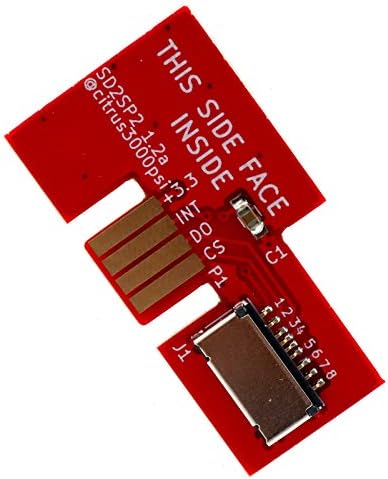 Deal4GO SD2SP2 Adaptador de cartão Micro SD 1.2A SDOLLeader mod para Nintendo Gamecube NGC Porta serial 2 Adaptador de cartão microSD