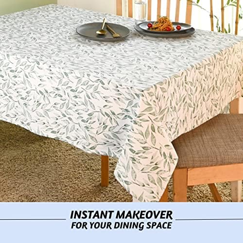Tala de mesa de folcultura 60 x 84, toalha de mesa de retângulo de algodão para decoração de cozinha, toalha de mesa de tecido branco ou tampa de mesa externa para decoração