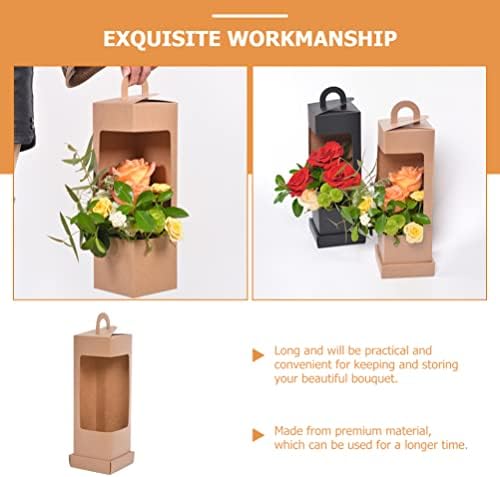 ABAODAM FLORIST BUQUET Caixa de embalagem caixa de flores Caixa de arranjo de flores Caixa de embalagem de flores frescas