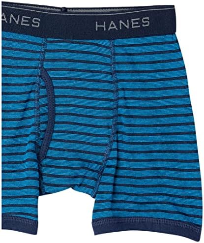 Pacote de cuecas boxer de roupas íntimas de roupas de meninos da Hanes, roupas íntimas legais de tags de conforto, 7-Pack