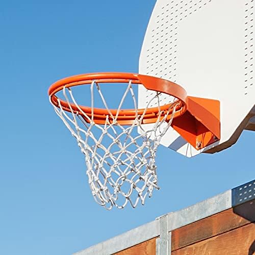 PackUnish Basketball Net Outdoor, redes de basquete pesado Redes de basquete de basquete Líquido Substituição ao ar livre 12 loops,