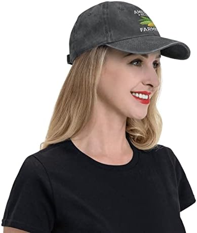 Bathbee agricultor Cap America precisa de agricultores Hat Hat Women Hats Baseball Cap engraçado preto um tamanho