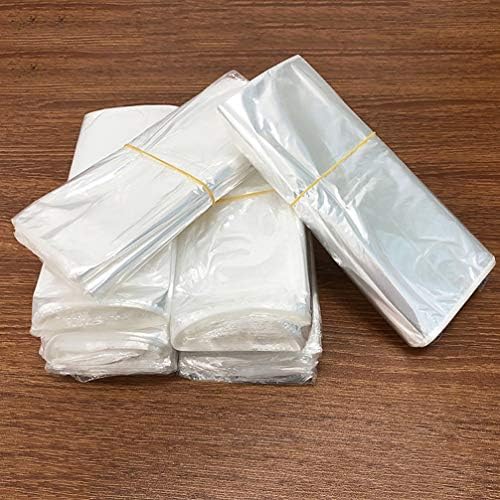 Bolsas de presente claras claras bolsas de guloseima clara 100pcs saco de embalagem encolhida saco de celofane encolhimento de calor para o sabonete