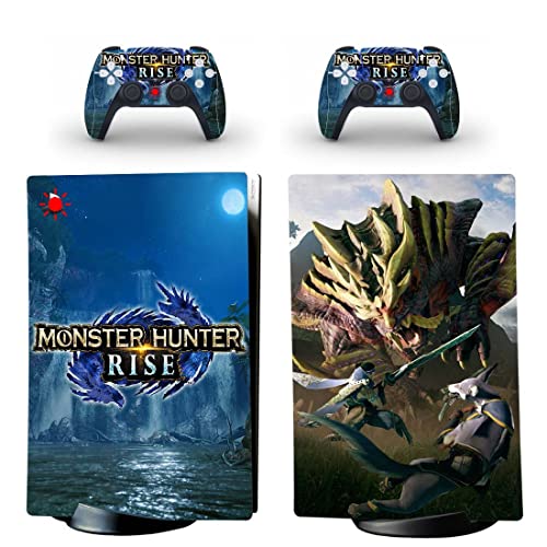 Game Monster Astella Armis Hunter PS4 ou Ps5 Skin Skinper para PlayStation 4 ou 5 Console e 2 controladores Decalque Vinil V15547
