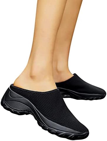 Balé Flat para mulheres Sapatos de caminhada Plataforma de caminhada com arco Suporte ao ar livre Sapateiros com conforto Casual Casual Ceda Blindável sapatos de água feminina