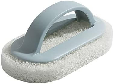 Escova de panela de esponja com alça reutilizável e lavável a borracha de remoção de remoção da ferramenta de pia de pia de vaso