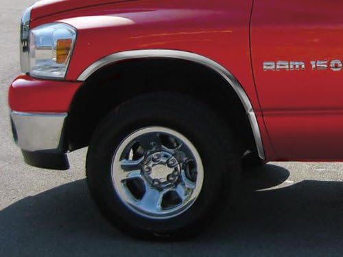 O QAA é compatível com 2002-2008 Dodge Ram 4 peças moldadas em aço inoxidável.