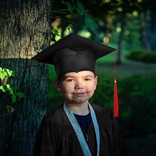 CAPA DE GRATUÇÃO DE CRIANÇAS 2 peças 2022 Tansel Grad Cap Unisex para Hat de Graduação para Crianças de Infância do Jardim de Ingarten