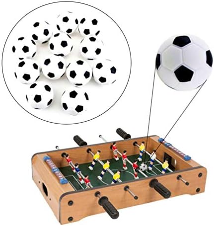 Besportble 12 PCs Table Soccer de 31mm de pebolim de espacada Mini mesa de futebol de futebol acessório de bola de jogo