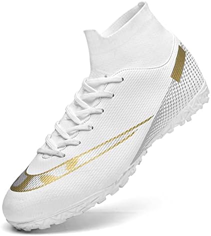 Sapatos de futebol masculino de haloteam chutas profissionais de alto tampão respirável botas de futebol para tf/ag interno