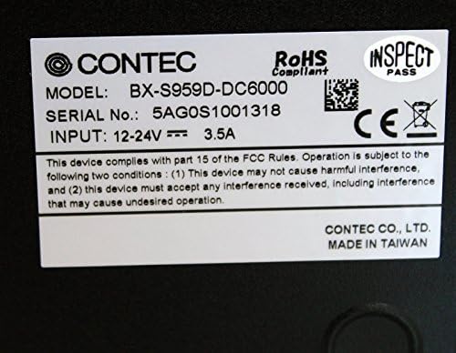 Contec DTX Industrial Fanless Box Metal PC BX-S959D-DC6000 1,86GHz 2 GB Ram Thin Client