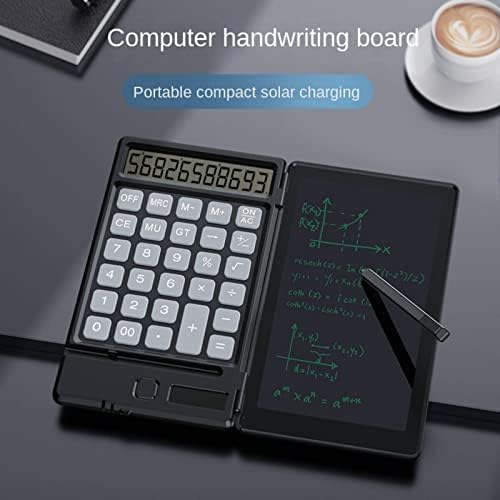 Calculadora de calculadora KBree placa de manutenção de carregamento solar dobramento lcd redação do quadro de estudantes calculadora