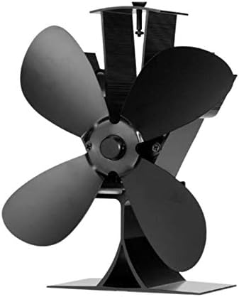 Mifor Yyyyshopp Home Silent Stove Fan com 4 lâminas ventilador elétrico alimentado por calor para lareira