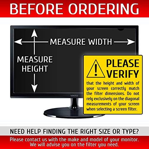 23,8 polegadas 16: 9 e 32,0 polegadas 16: 9 Filtros de tela de privacidade de computador para monitores widescreen - anti -Glare