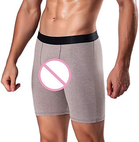 Shorts de boxer bmisEgm para homens Pacote de moda esportiva masculina Long Gentleman Running Rouphe Use perna