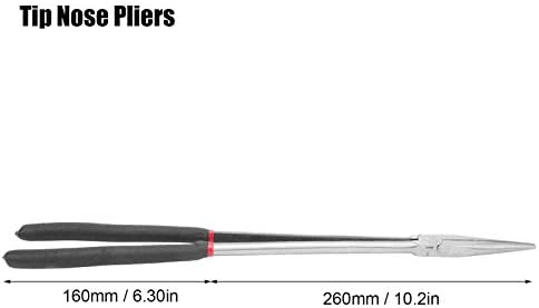 Alicate de nariz extra longo, 16 polegadas de comprimento Nariz de agulha com alça longa, alcance reto de longo alcance