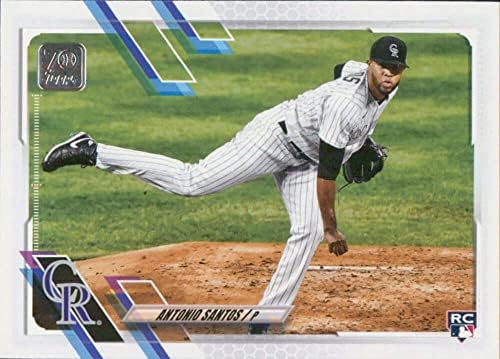 2021 Topps Atualização US85 Antonio Santos NM-MT RC ROOKIE RONALIES BASEBOL DE ROCKIES COLORADO