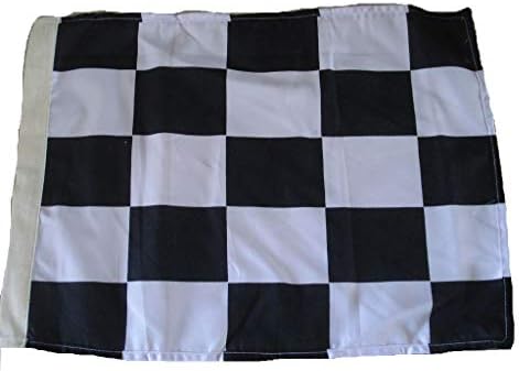 Blessing Blessing NASCAR Bandeira - A bandeira quadriculada - preto e branco - Carro/raça/bandeira esportiva