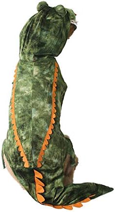 Costume de figurinos de pet de pet de pet roupas de crocodilo de cosplay para cães grandes médios grandes-s