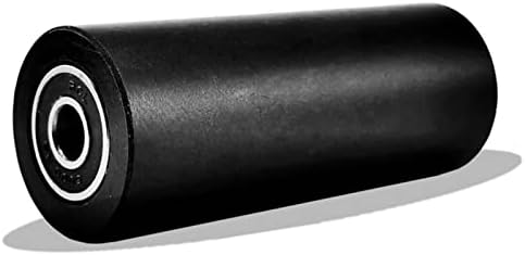Koford diâmetro 48 mm Bole de 12 mm de 12 mm de rolamento preto transmissão de polia acionada Roda guia guia dura 1pcs