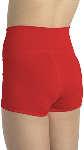 Juventude respirável Shorty Short & Scrunchy Combo - Coloque alta e super confortável - academia, dança, ioga, aeróbica, alegria,