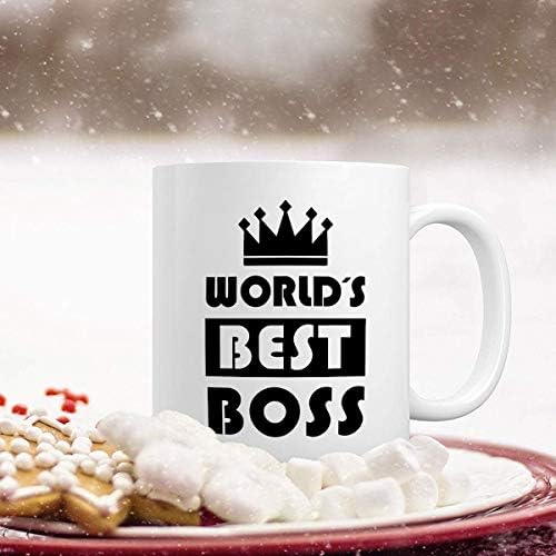 Melhor chefe do Worlds Caneca O Office Melhor Boss Boss Boss Day Canecas Chefes Caneca Caneca Coffee Caneca Funny Best Boss Gifts