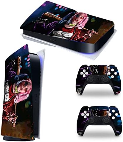 Crazy Girl-Ps5 Skin Disc Edition Console e Acessórios de controlador Cobrar skins para PlayStation 5